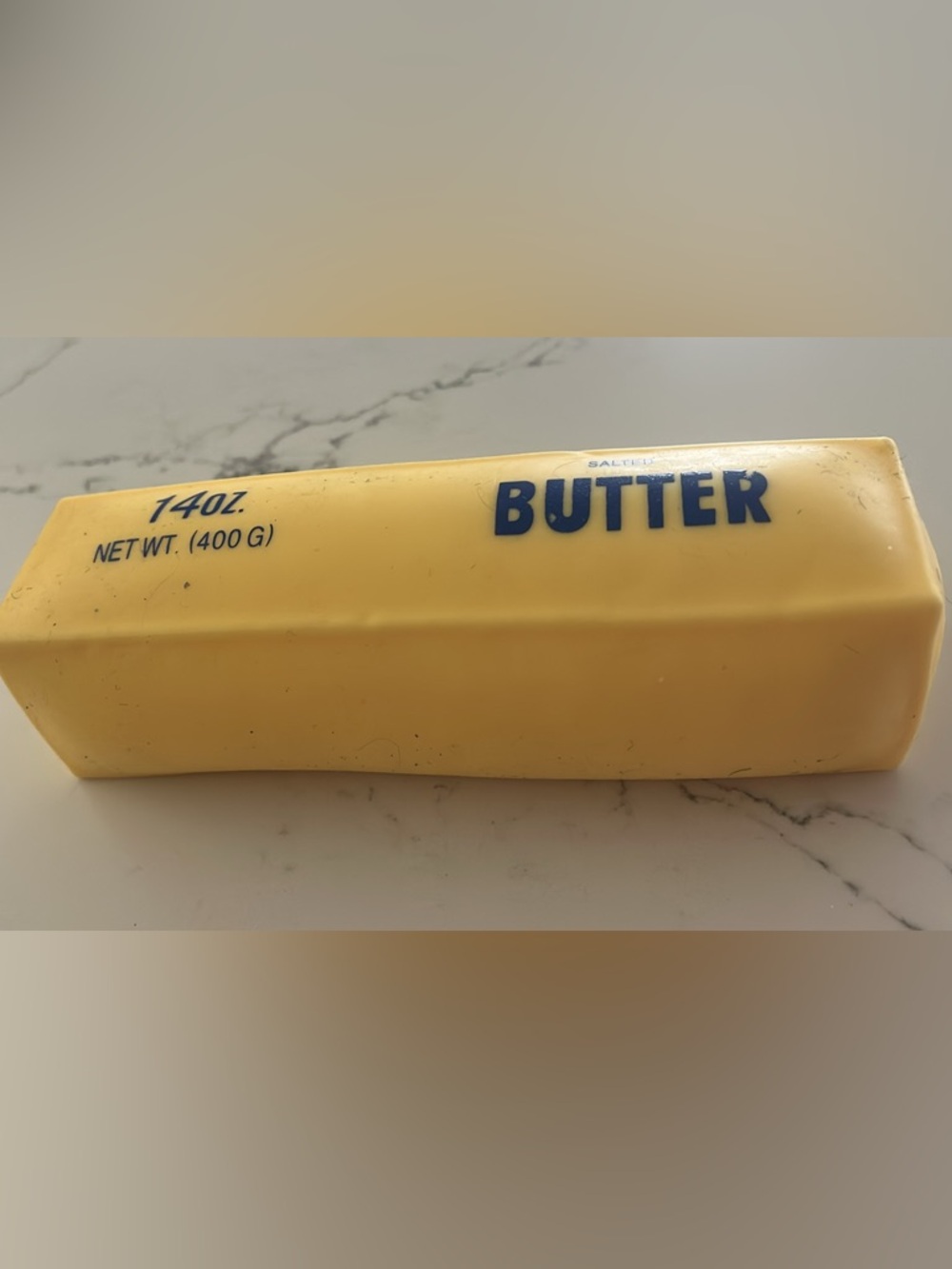 Kids Pretend Play Butter Block - Yellow Realistic Squishy Vey Satisfying